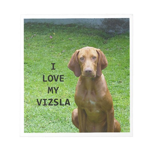 vizsla love w w pic ノートパッド (正面)