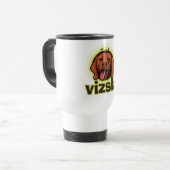 Vizsla_mug トラベルマグ (正面左)