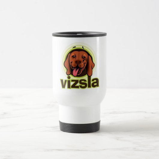 Vizsla_mug トラベルマグ (中央)