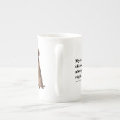 Vizsla vの妻の骨灰磁器のマグ ボーンチャイナマグカップ (裏面)