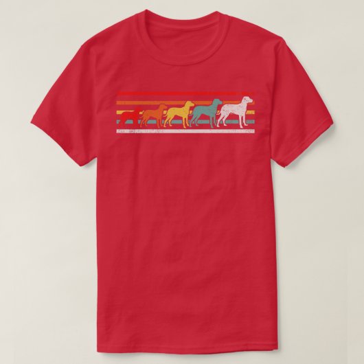 Vizsla Vizslaオーナービズスラ恋人5 Tシャツ (デザイン正面)