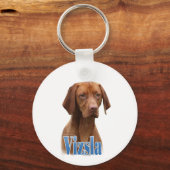 Vizsla、Vizsla犬品種、Vizsla犬、Vizsla犬品種 キーホルダー (裏面)