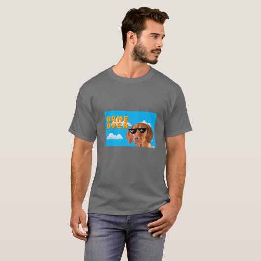 Vizslasでの8ビットゲーム Tシャツ (正面フル)