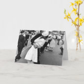 VJキスをするの日の世界大戦 カード (黄色い花)