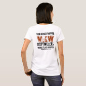 Vkwのティー Tシャツ (裏面フル)