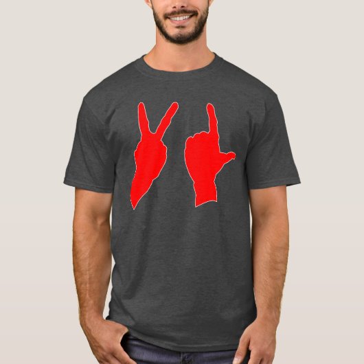 VL Finger レトロ Tシャツ (正面)