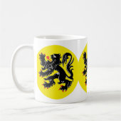 Vlaamse Leeuw van Vlaanderen koffiemok standaard コーヒーマグカップ (左)