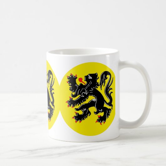 Vlaamse Leeuw van Vlaanderen koffiemok standaard コーヒーマグカップ (右)