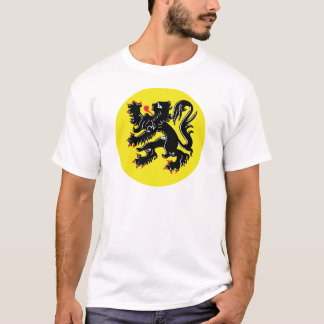 Vlaamse Leeuw van Vlaanderen t-shirt groot insigne Tシャツ