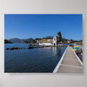 Vlacherna Monastery in Corfu ポスター (正面)