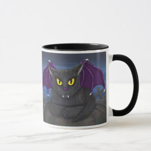 Vladの吸血鬼猫のゴシック様式ファンタジーの芸術のマグ マグカップ