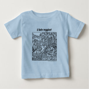 Vlad "私は憎みます野菜を!" 幼児Tシャツ ベビーTシャツ