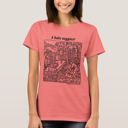 Vlad "I Hate Veggies!" Tシャツ (正面)