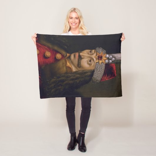 Vlad Tepes: Impaler, Dracula Dragon Prince Voivode フリースブランケット (インサイチュ)