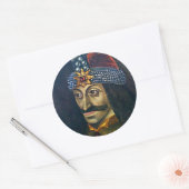 Vlad the Impaler (Dracula)スタンプ ラウンドシール (封筒)