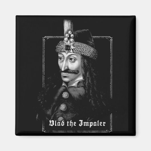 Vlad The Impaler Vintage Gothic Medieval Art  マグネット (正面)