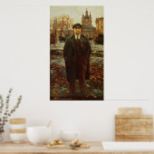 Vladimir Ilyich Lenin at Smolny, c.1925 ポスター (キッチン)