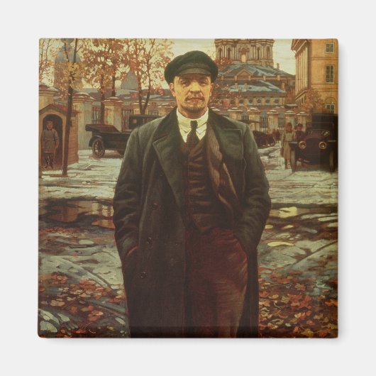 Vladimir Ilyich Lenin at Smolny, c.1925 マグネット (正面)