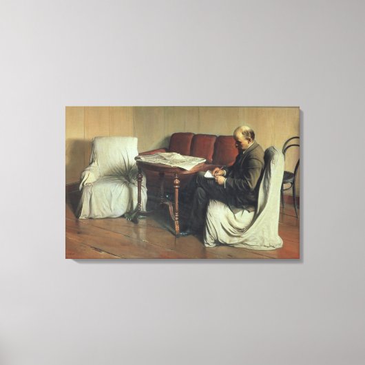 Vladimir Lenin at Smolny, 1930 キャンバスプリント (正面)