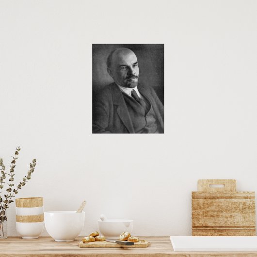 Vladimir Lenin Portrait ポスター (キッチン)