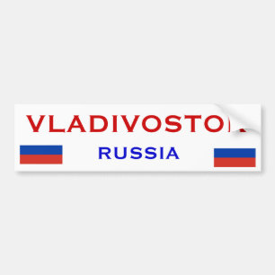 Vladivostok*ロシアのバンパーステッカー バンパーステッカー