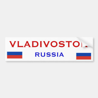 Vladivostok*ロシアのバンパーステッカー バンパーステッカー