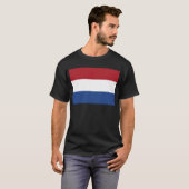 VlagのバンNederland -オランダの旗 Tシャツ (正面フル)