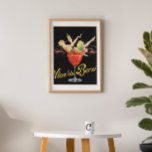'Vlan du Berni' Vintage Wine Advertisment Poster ポスター<br><div class="desc">A stunning reproduction of the circa 1920 original,  French Alcohol brand Retro Art Deco Vlan Du Bernie vintage poster brings excitement to kitchens,  dining rooms,  and bar areas.</div>