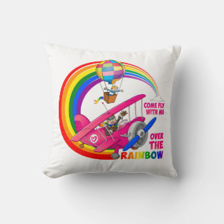 Vlieg met me me over de regenboog. クッション