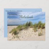 Vlieland Beach Dunes Netherlands ポストカード (正面/裏面)