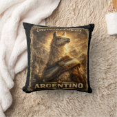 VLLC Orgullosamente Argentino Llama Mate Patriotic クッション (ブランケット)