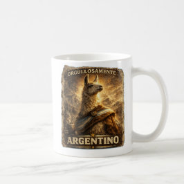 VLLC Orgullosamente Argentino Llama Mate Patriotic コーヒーマグカップ