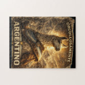 VLLC Orgullosamente Argentino Llama Mate Patriotic ジグソーパズル (横)
