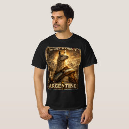 VLLC Orgullosamente Argentino Llama Mate Patriotic Tシャツ