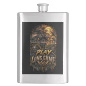 VLLC Play The Long Game Motivation Crocodile フラスク (正面)