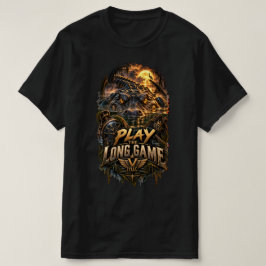 VLLC Play The Long Game Motivation Crocodile Graph Tシャツ