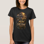 VLLC Play The Long Game Motivation Crocodile Graph Tシャツ (正面)