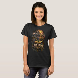 VLLC Play The Long Game Motivation Crocodile Graph Tシャツ
