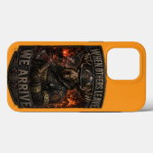 VLLC When Others Leave We Arrive Firefighter Moose Case-Mate iPhoneケース (裏面 (横))