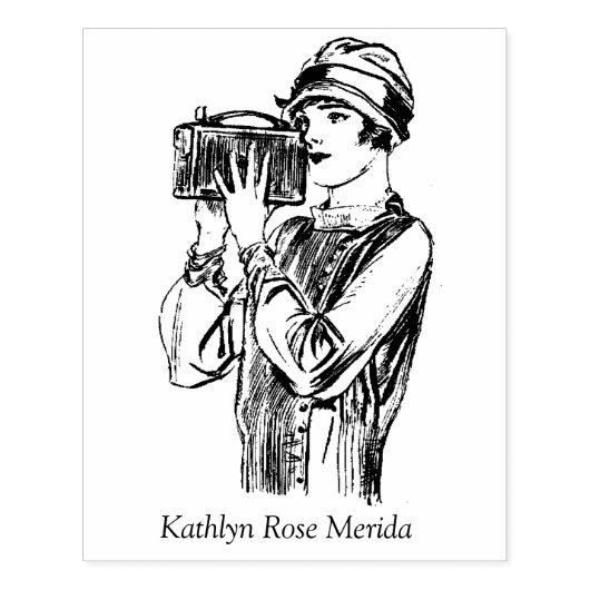 Vloggerコンテンツクリエータフィルムメーカービデオグラファー ラバースタンプ (インプリント)