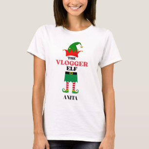 Vloggerパーソナライズされた小妖精や小人 Tシャツ