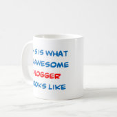 vlogger 素晴らし、 コーヒーマグカップ (正面左)