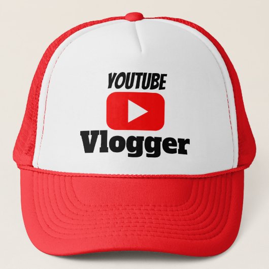 Vlogger Trucker Hat キャップ (正面)