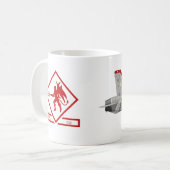 VMFA- 232赤い悪魔のマグ コーヒーマグカップ (正面左)
