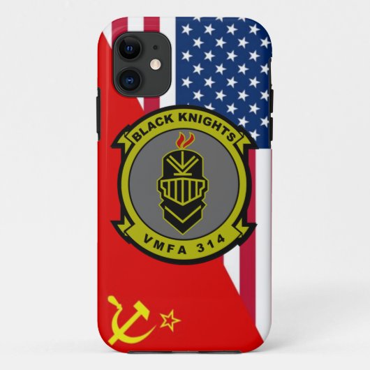 VMFA-314 "黒騎士の"冷戦のペンキの機構 Case-Mate iPhoneケース (裏面)