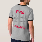 VMGRのパワーラインHerc Tシャツ (裏面)