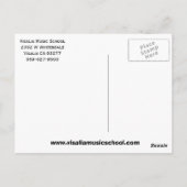 VMSエレキギターはがき ポストカード (裏面)