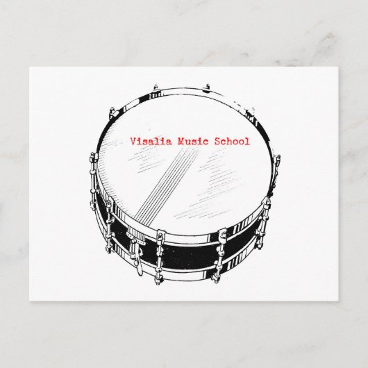 VMS Snare Dramはがき ポストカード (正面)