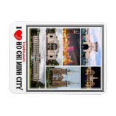 VNベトナム – ホーチミンシティサイゴン – マグネット (横)