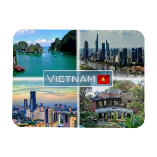 VN Vietnam - Ha Long Bay - マグネット (横)